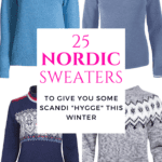 Warm, wool, knitted and cosy. These 25 sweaters from Scandinavia will keep you warm all winter. If you are looking for Scandinavian fashion, this is it.